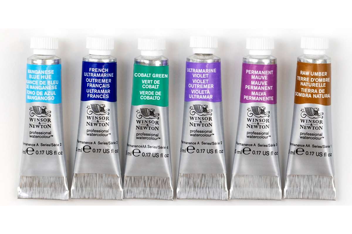 Proff. watercolour set 6x5ml, granulating
